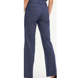 EUC Women's Ann Taylor Factory Signature Trouser Pants, Size 4 Curvy, Blue